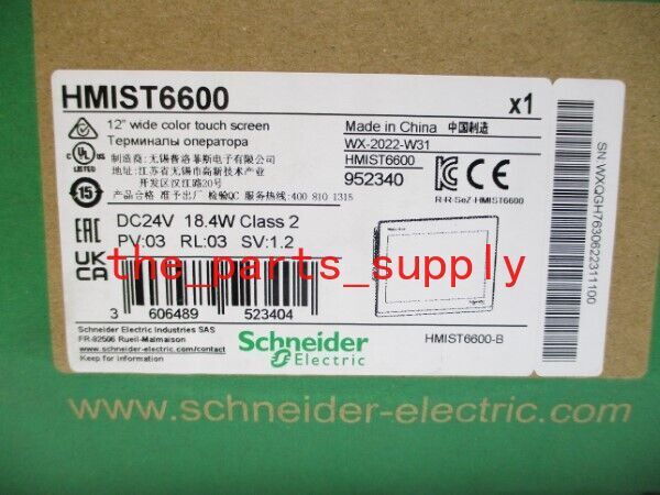 1PCS New Sealed Electric HMIST6600 Harmony ST6 12-in Operator Terminal