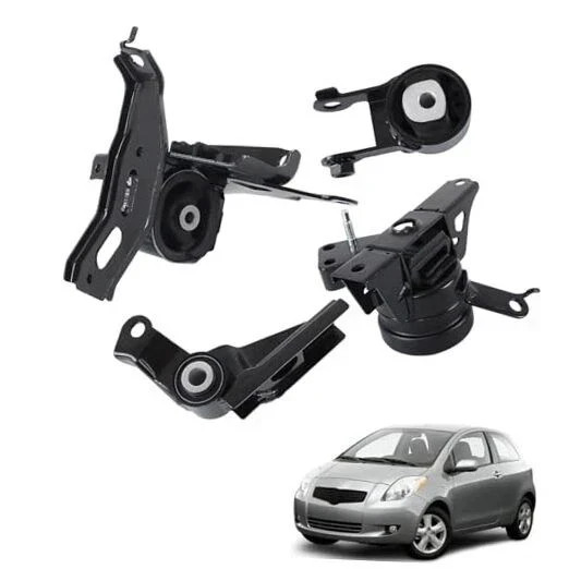  4PCS Engine Motor & Transmission Mount Replacement for 2006-2011 Yaris 2015 