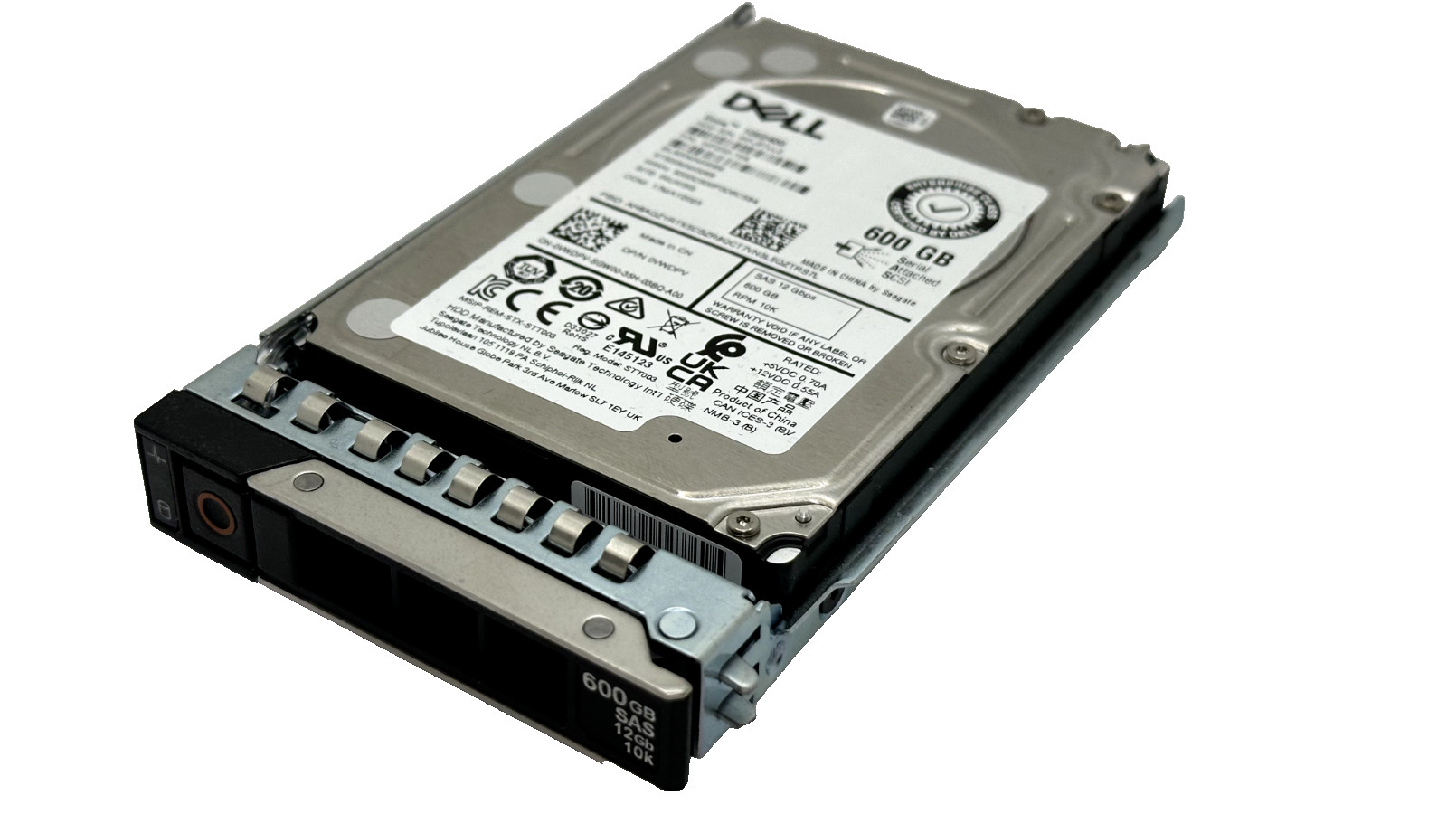 Dell 600GB 10K RPM SAS 12Gbps 2.5in Hot-plug Drive For PowerEdge Servers