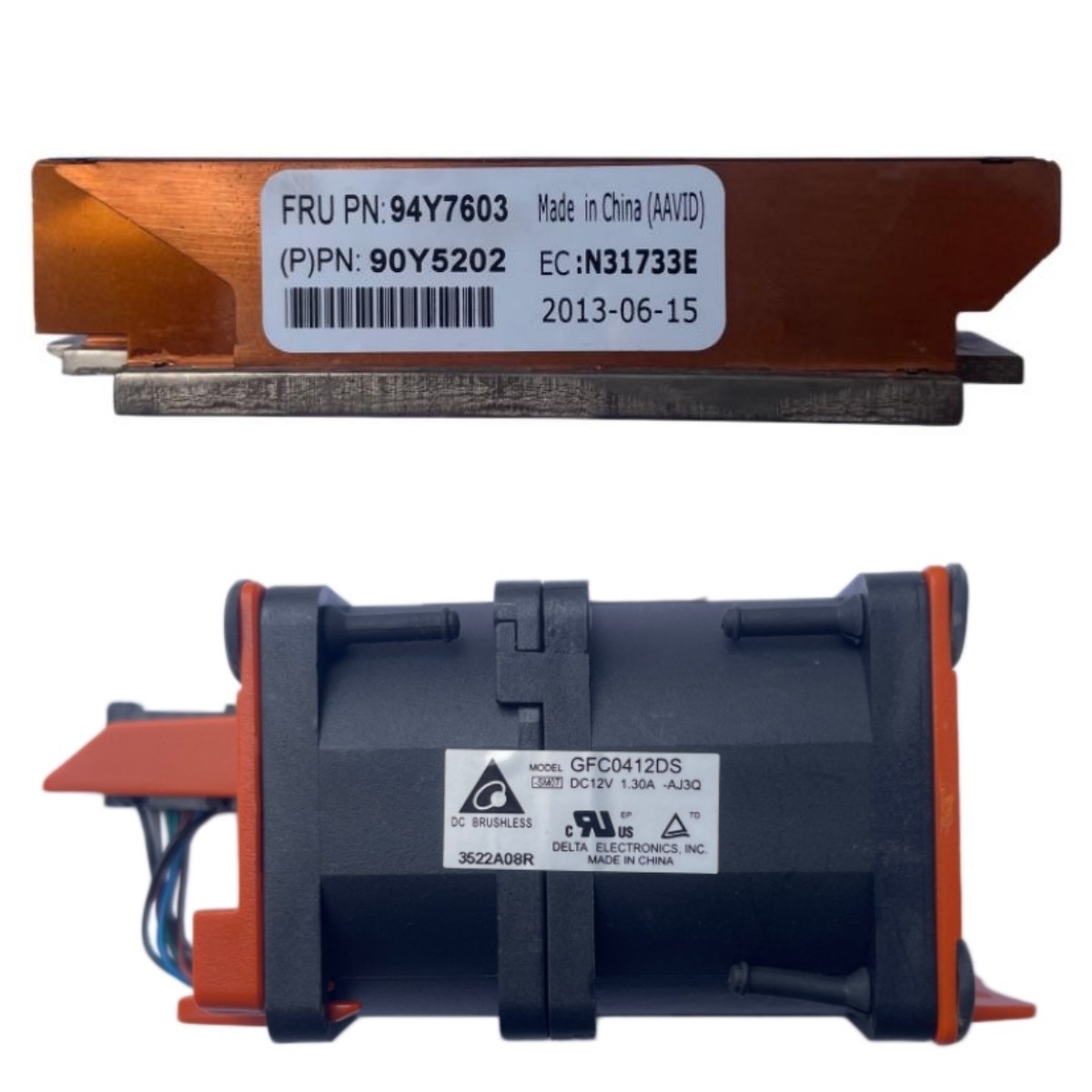 Copper Heatsink 94Y7603 90Y5202 Nice Quality Cooler for IBM X3550 M4 GFC0412DS