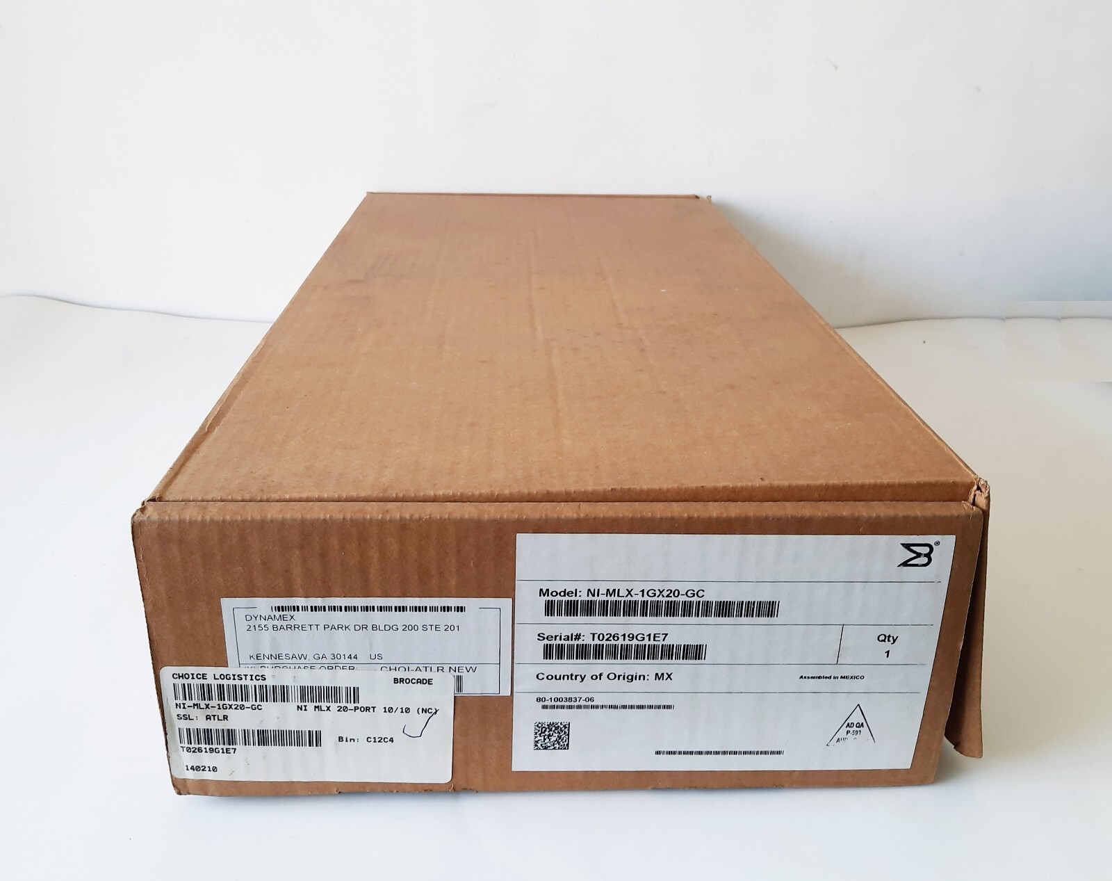 Brocade NI-MLX-1Gx20-GC NetIron MLX Series 20-port 10/100/1000 Copper Module NEW