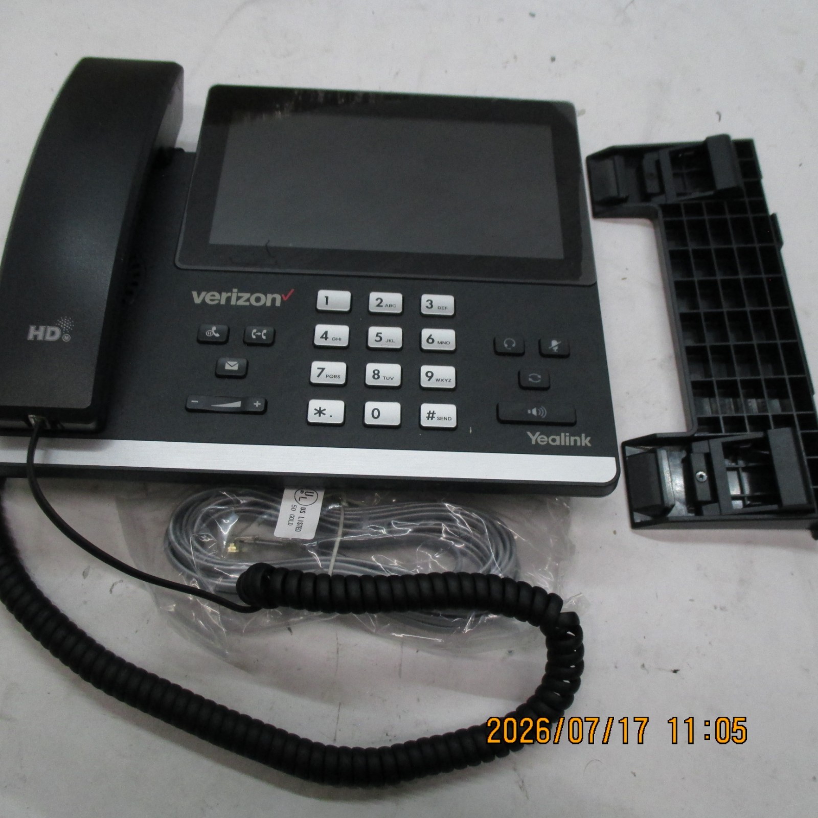 YeaLink T67LTE 4G LTE DESK PHONE EC25V VERIZON *PARTS ONLY*T5-C12