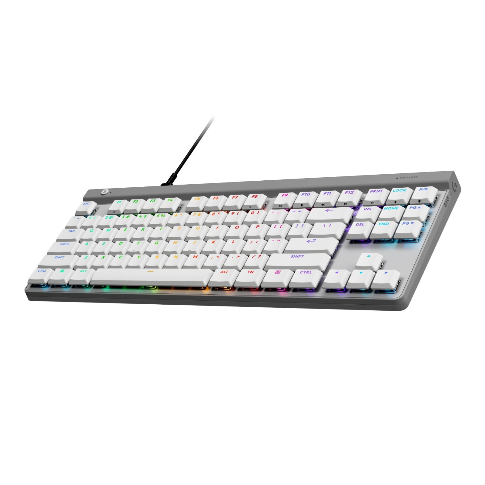 Logitech G515 TKL Wired Low Profile Gaming Keyboard Fully Customizable - White™
