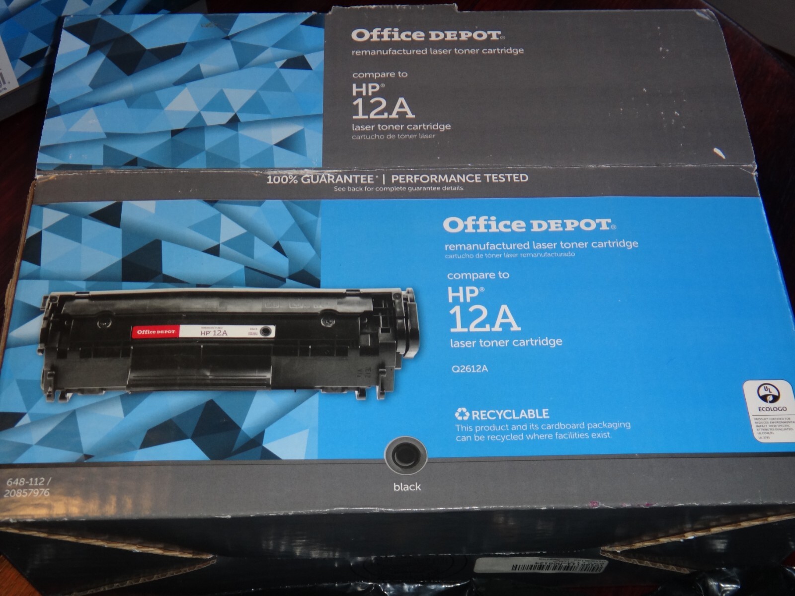 Office Depot- HP LaserJet 12A Toner Cartridge - Black  NEW