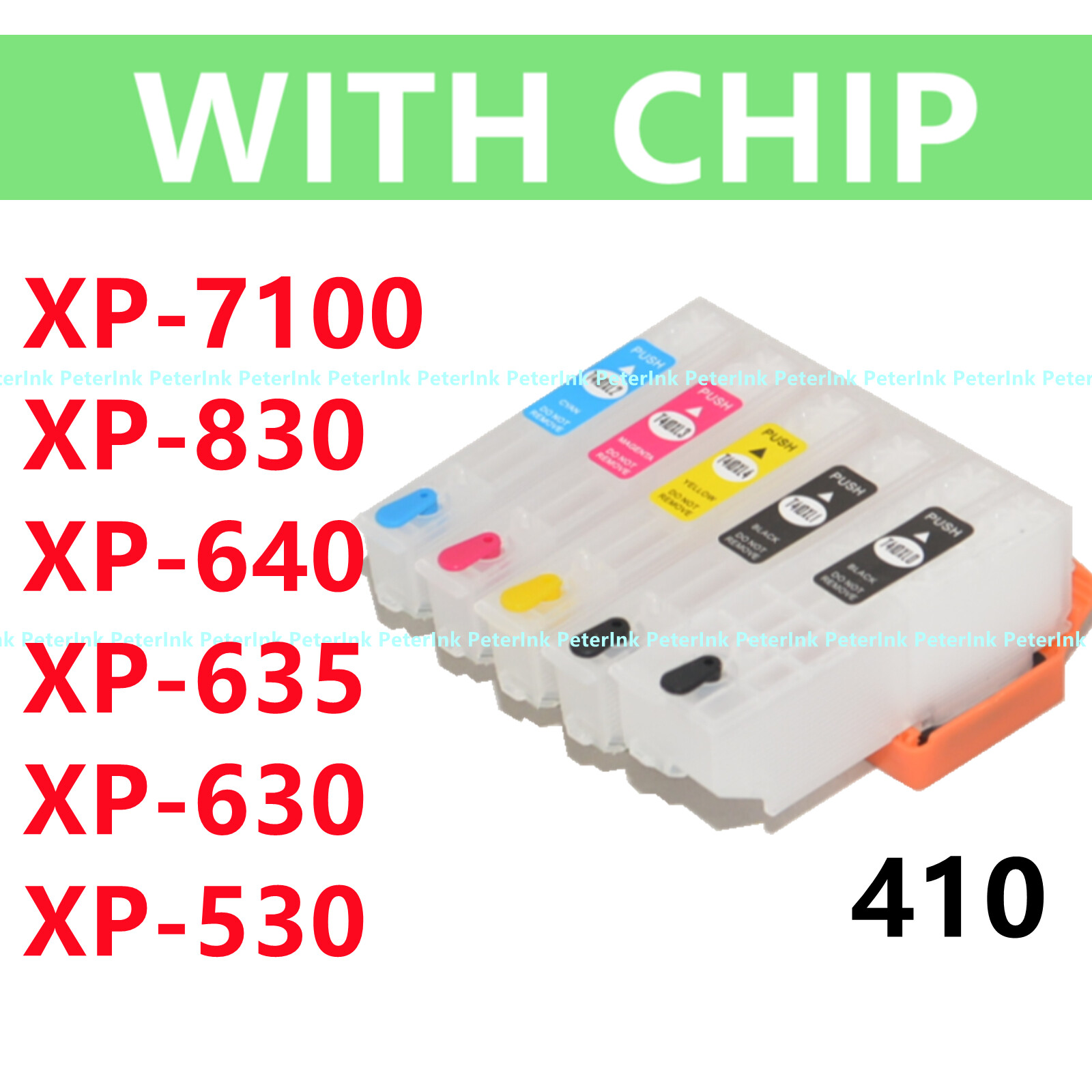 Empty refillable Ink Cartridge T410 410 XL for  XP7100 XP830 XP640 xp630*