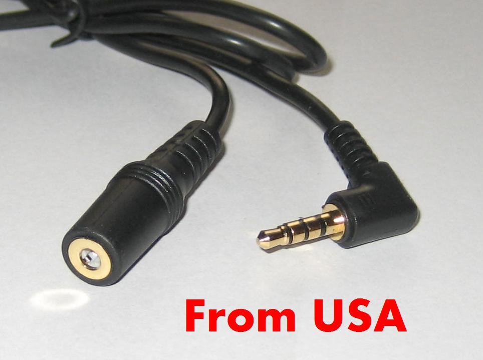 6'ft 3.5mm 1/8" Male to Female M/F Stereo Audio Aux Cable Extension Doubl Shield