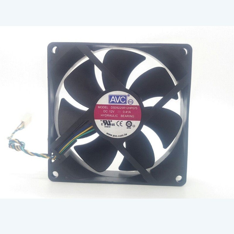 1PCS AVC 9225 DS09225R12HP075 12V DC 0.41A 4-wire PWM-controlled fan