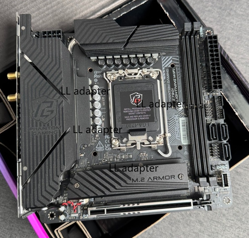 FOR ASROCK Z790I Lightning WiFi DDR5*2 LGA1700 128GB HDMI 2.1 Motherboard Test