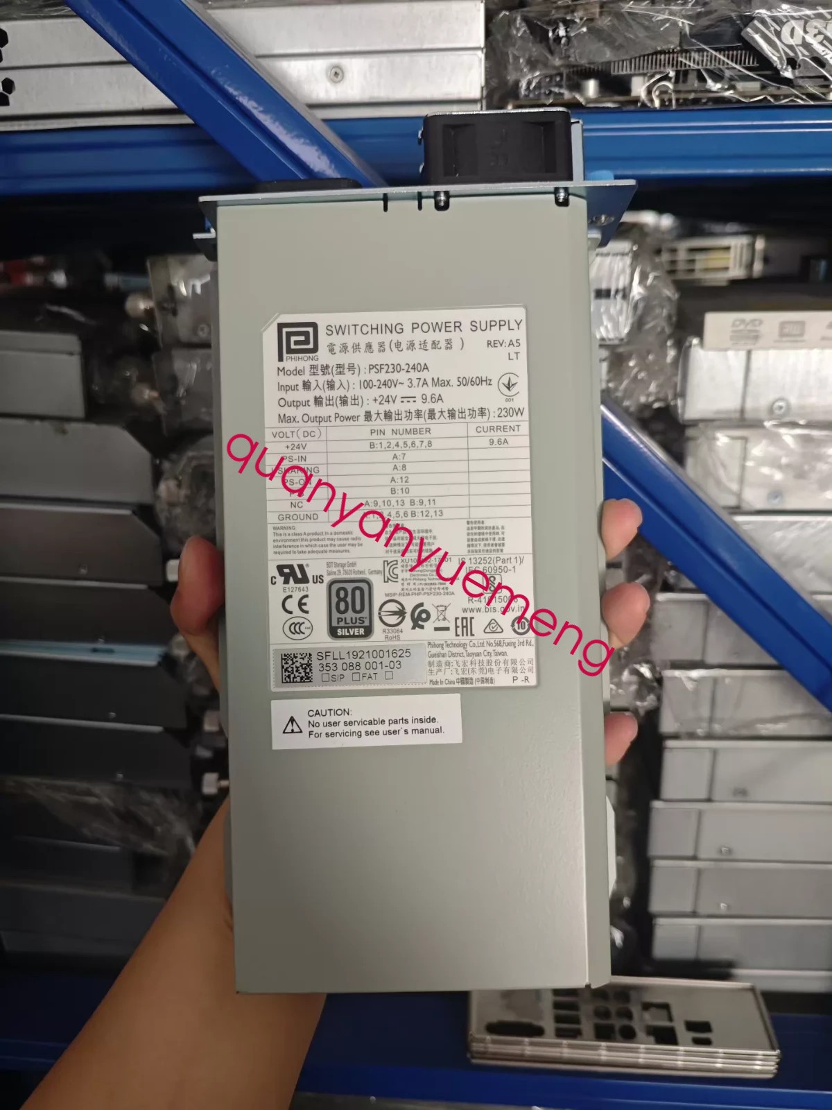 1PCS IBM TS4300 Tape Library Power Supply PSF230-240A By DHL or FedEX