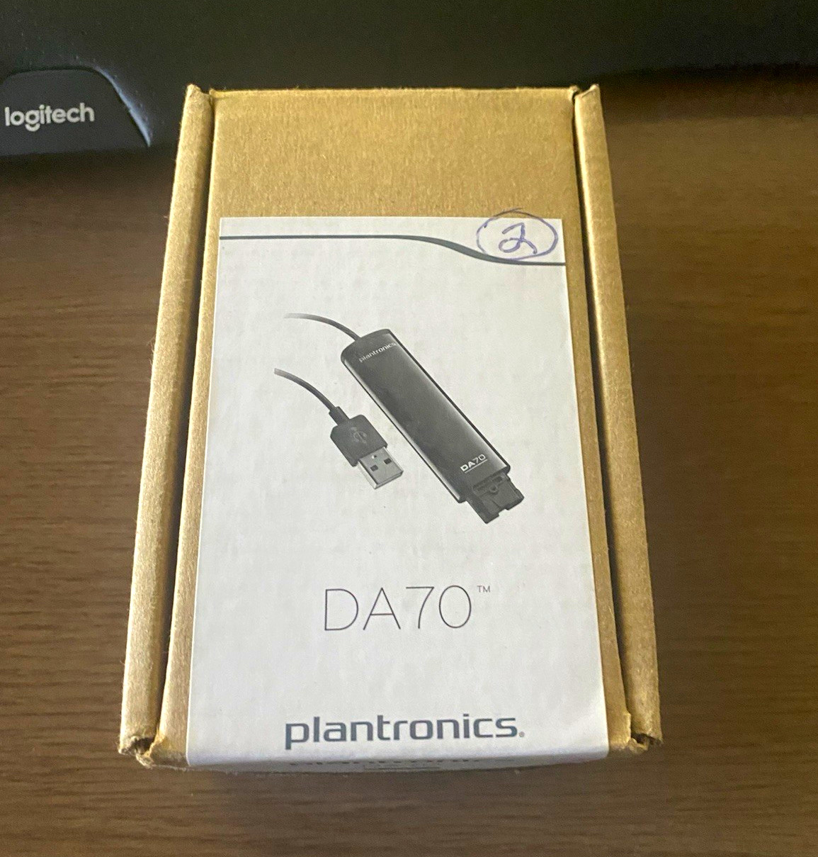 Plantronics DA70 USB Audio Processor 201851-01 QD Headset Adapter Tested