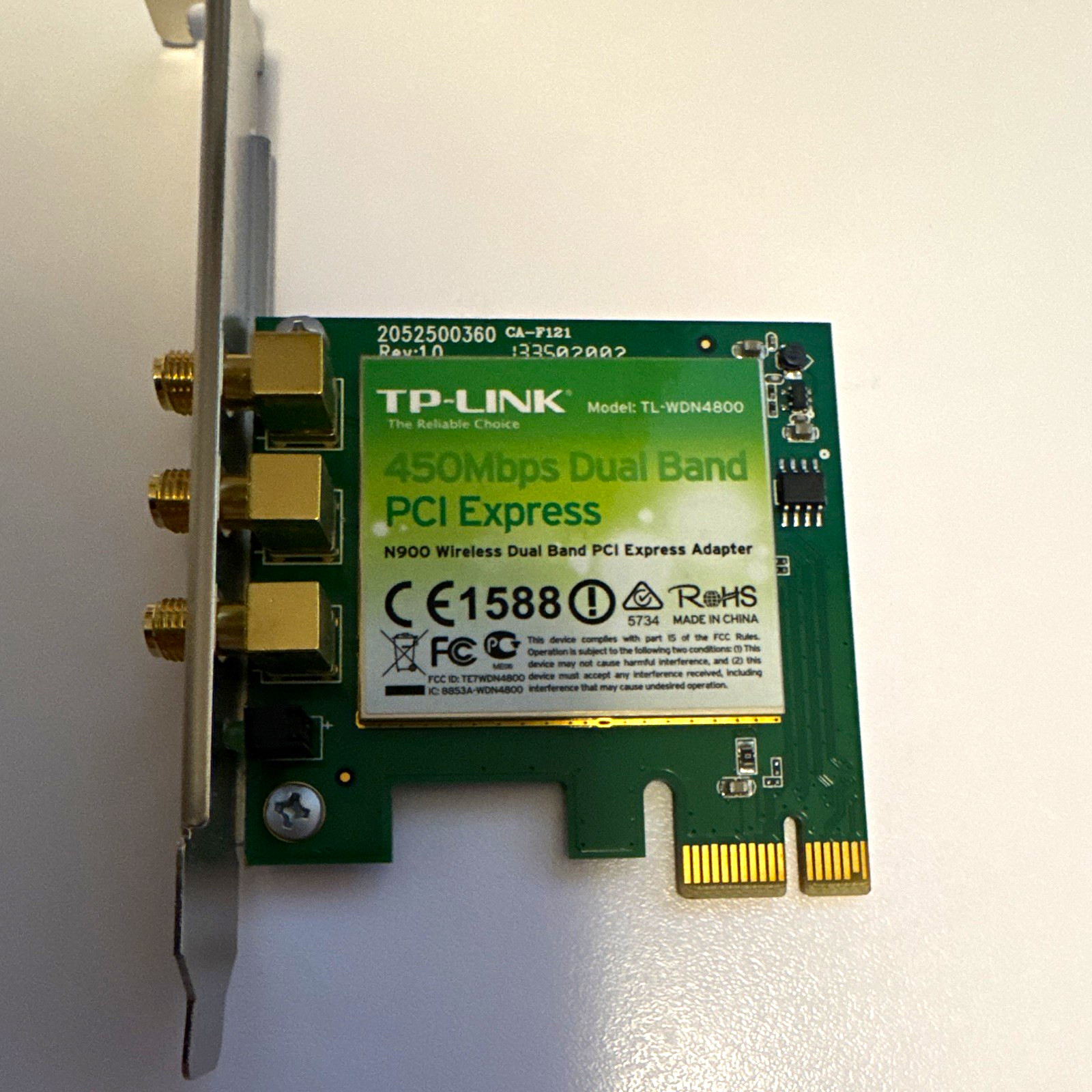 TP-LINK TL-WDN4800 N900 450Mbps Dual Band PCIe Wireless Adapter Card