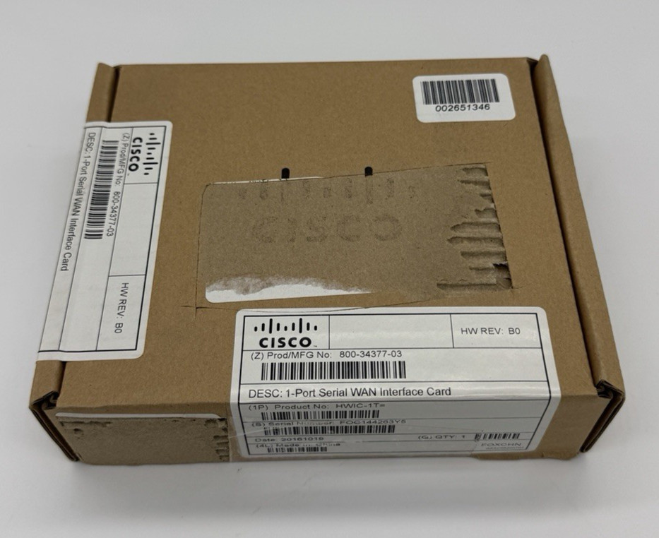Cisco HWIC-1T 1-Port Serial WAN Interface Card NEW