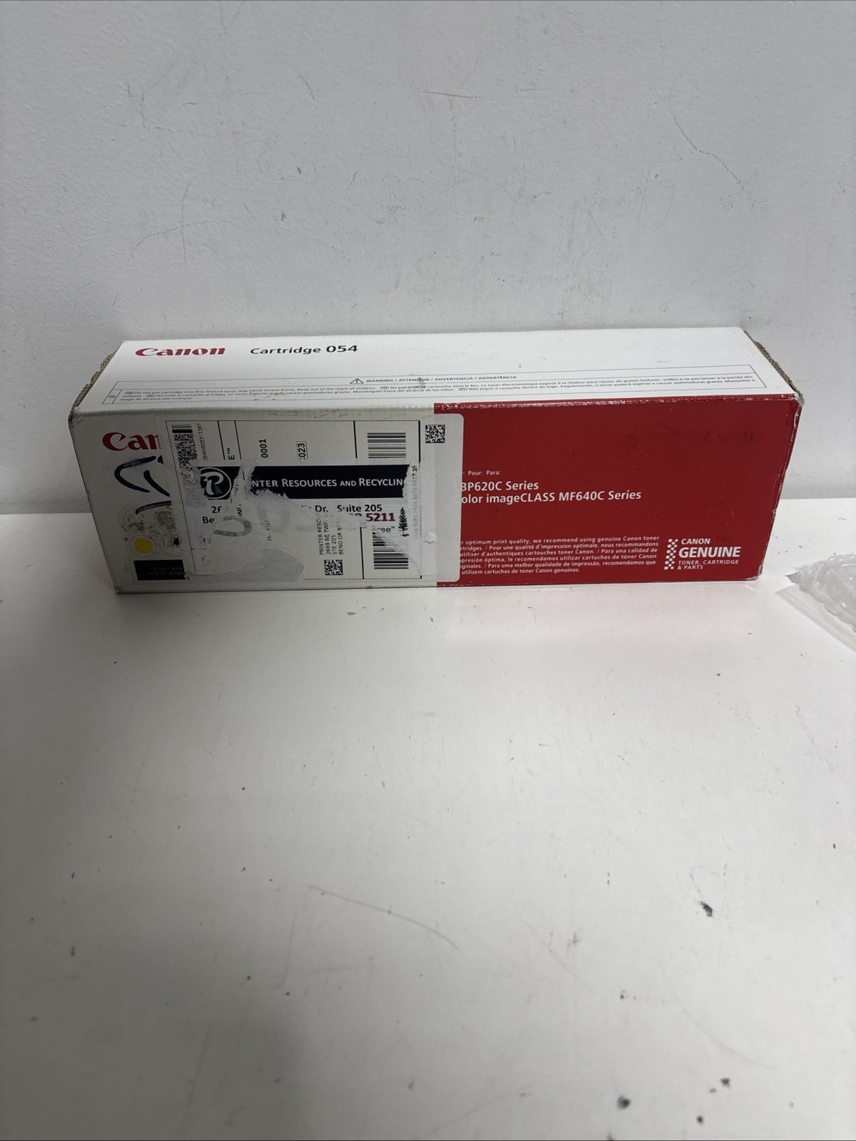 Canon 054 Genuine Yellow Printer Toner Cartridge OEM Sealed
