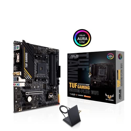 Asus TUFGAMINGA520MPLUSWIF TUF Gaming A520M-Plus WIFI Micro ATX
