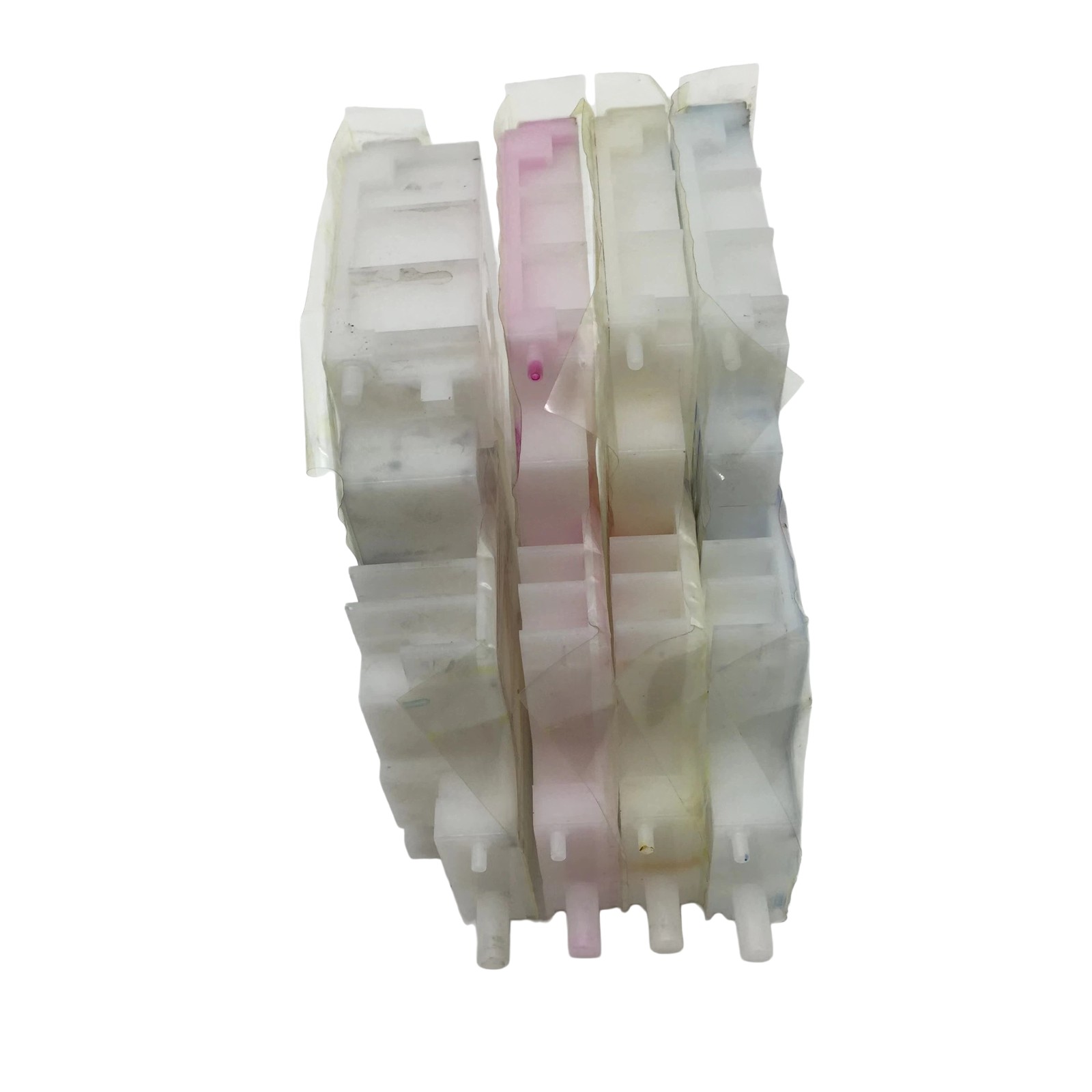 1 Black 3 Color Cis Ink Tank Fits For Epson EcoTank ET-3930 ET-4760 ET-4955