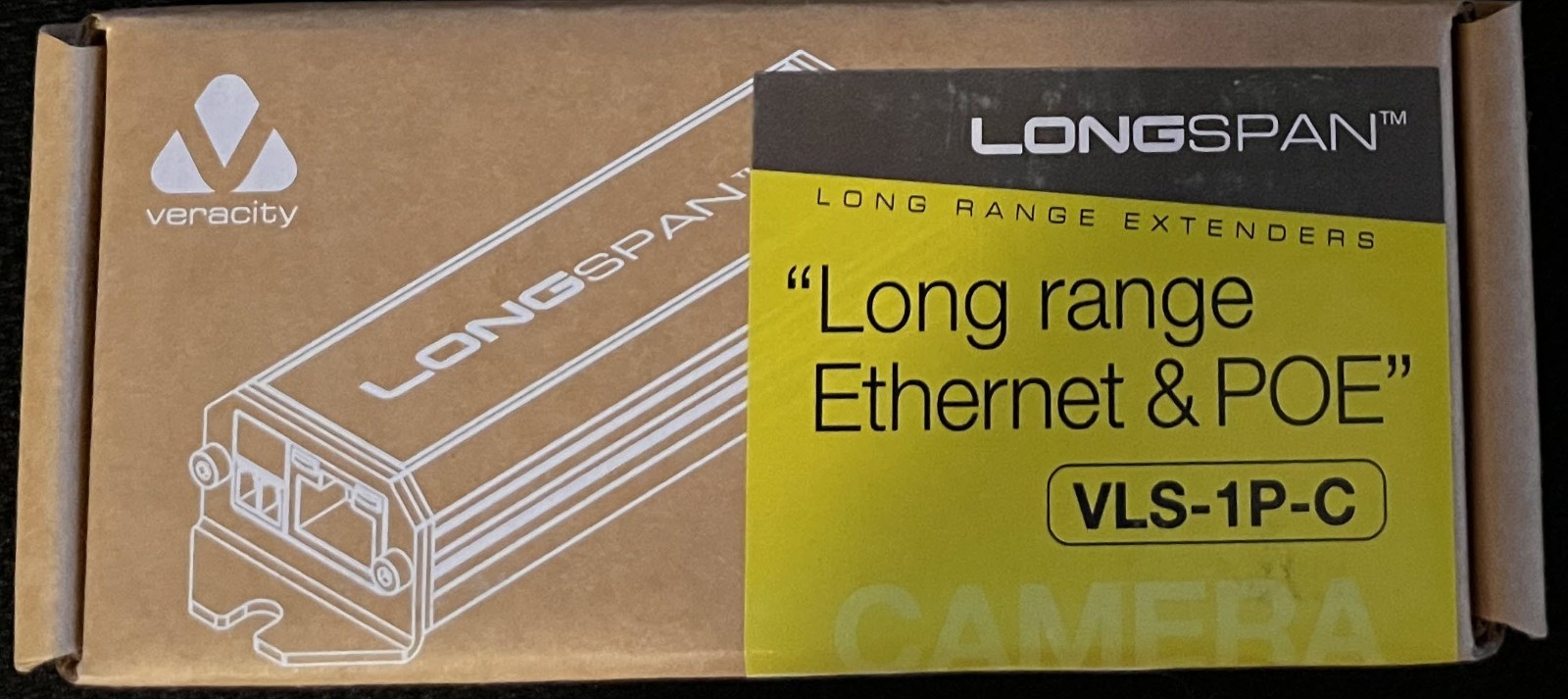 New Veractiy VLS-1P-C Longspan Long range Ethernet & POE Extender