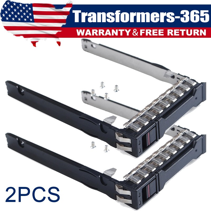 2pcs 2.5" SFF Hard Drive Tray Caddy For HP DL380 Gen10 Plus, Gen 11 P22892