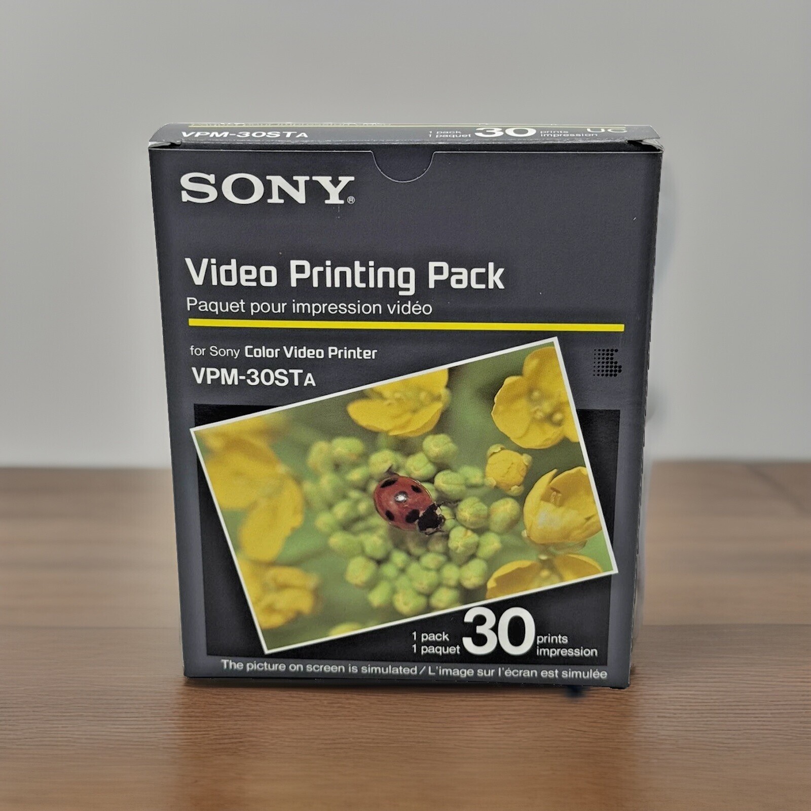 Sony Video Printing Pack VPM-30STA Paper and Ink 30 Prints Japan New