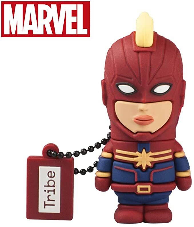 MARVEL AVENGERS TRIBE CAPTAIN MARVEL 16GB USB FLASH DRIVE