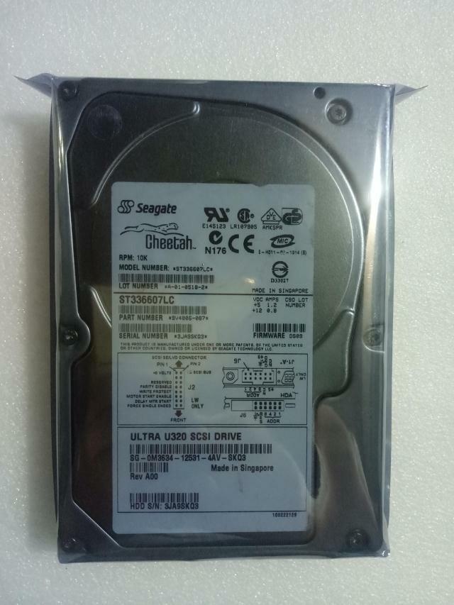 Seagate Cheetah ST336607LC 10K.6 36.7GB 80pin 10000RPM 3.5"  HDD  HARD DRIVE