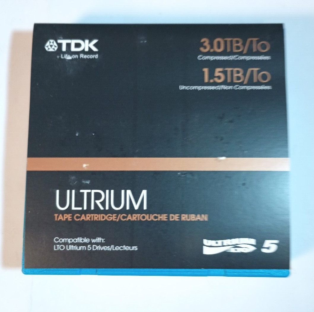 TDK LTO 5 Ultrium 3.0 Tb compressed 1.5TB Uncompressed