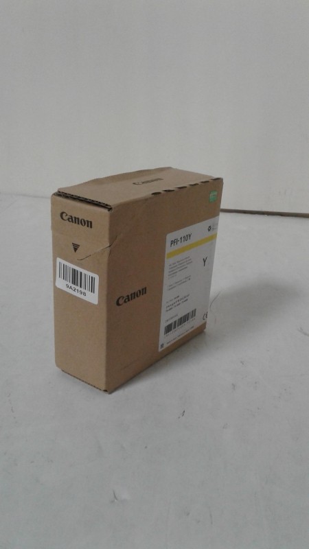 Canon PFI-110 Ink Tank 2367C001 Yellow for Canon imagePrograf TX-3100