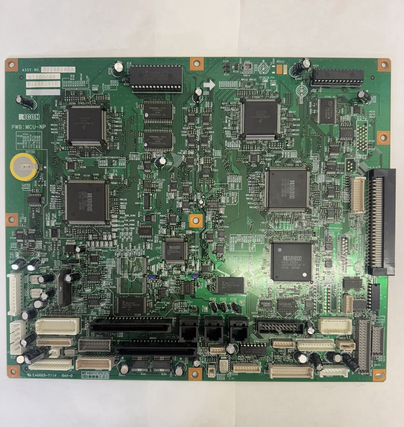 B1255285A Ricoh MCU-NP Main Control Board PWB Copier Printer Controller OEM