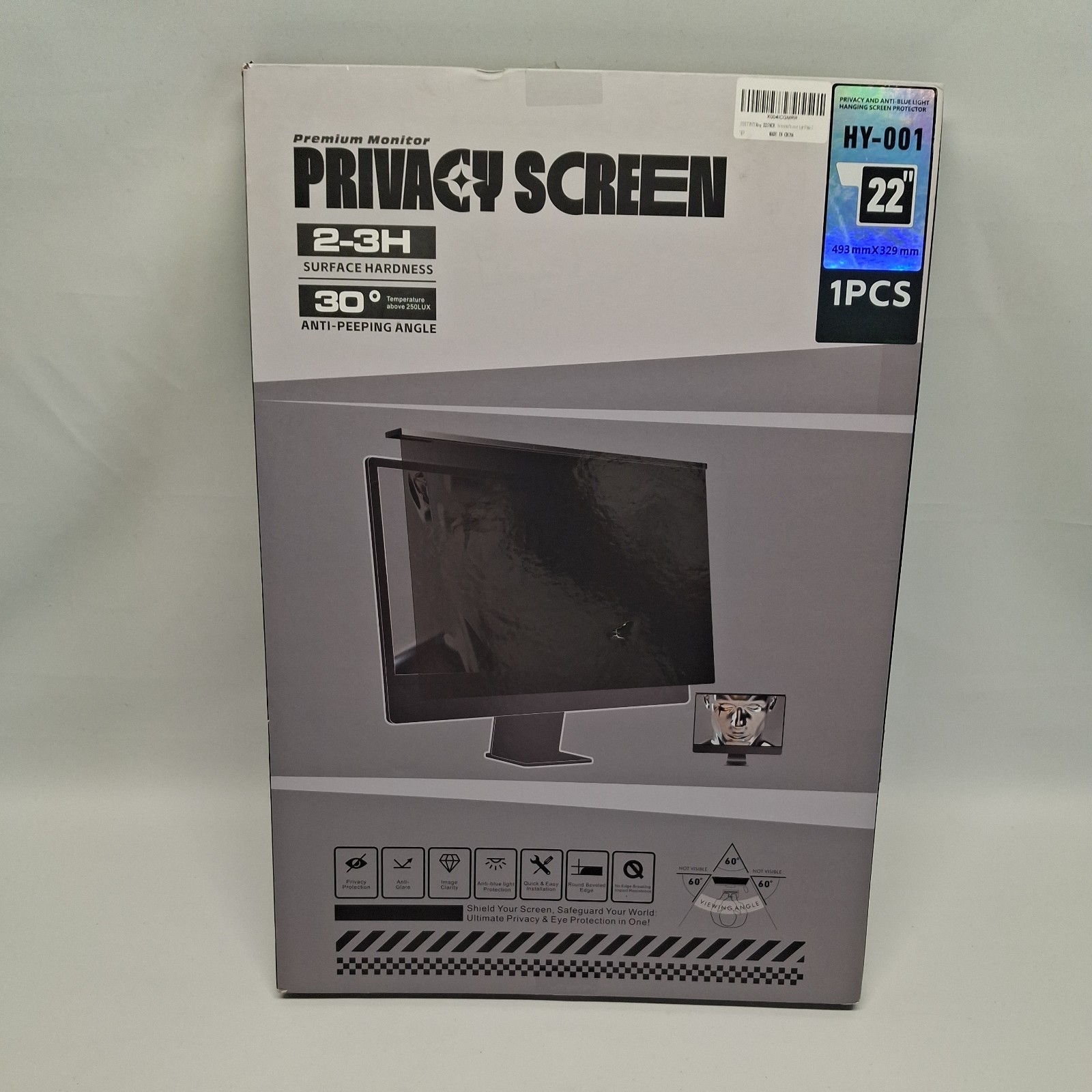 22 Inch Monitor Privacy Screen Magnetic Installation New Protect Your Data
