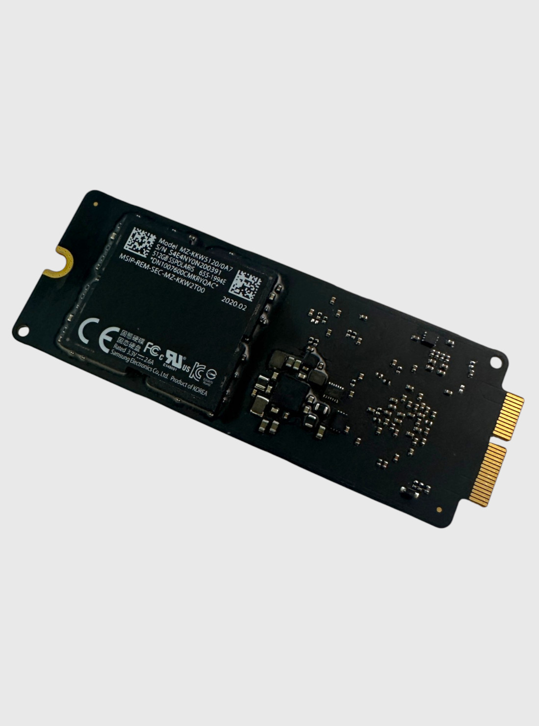 Apple Samsung 512GB SSD MZ-KKW5120 SSPOLARIS NVMe PCIe iMac OEM 21.5" A1418 27"