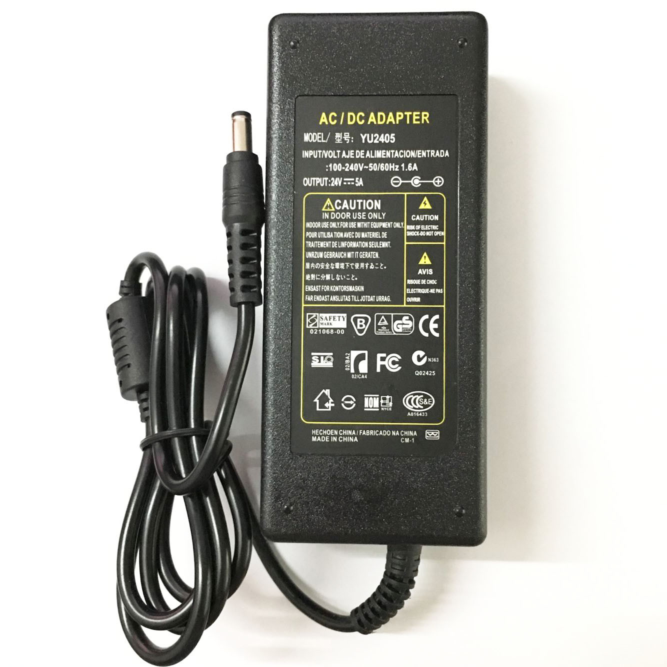 DC 24V 5A 120W TPA3116 TDA7492 TDA7498 Mini Amplifier Power Adapter 5.5*2.5
