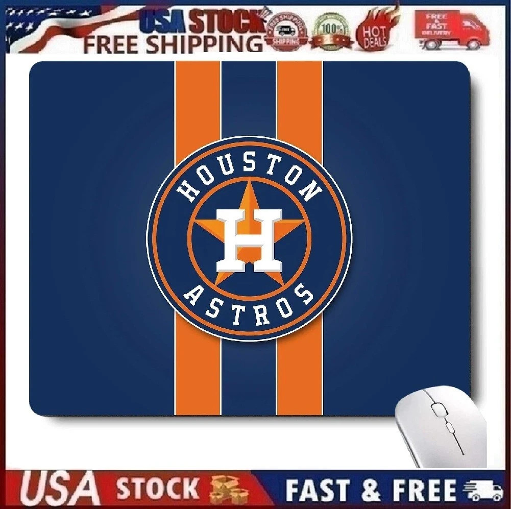 MLB Houston Astros Logo Mouse Pad Gaming Mouse Pad, For Astros Fans Style 2