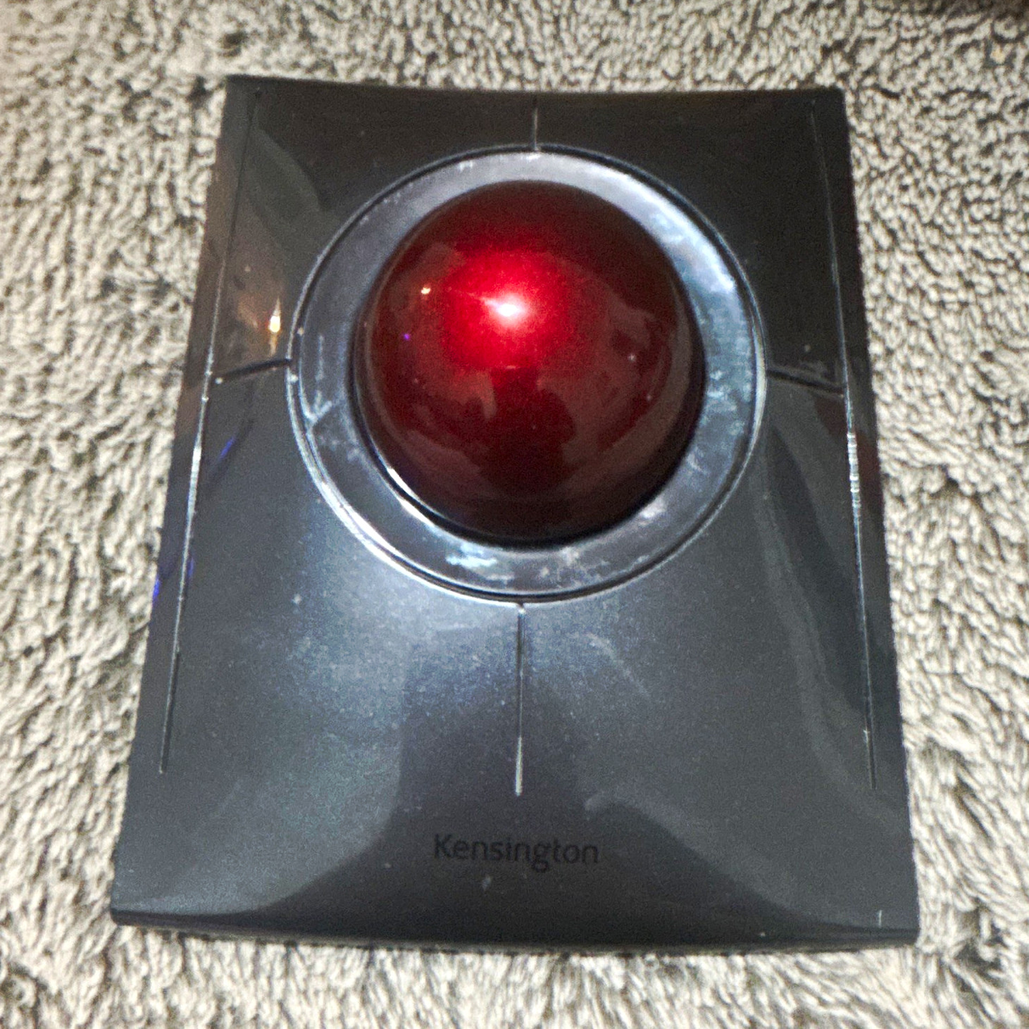 Kensington SlimBlade Pro Wireless Bluetooth Optical Trackball Black/Red K72080WW