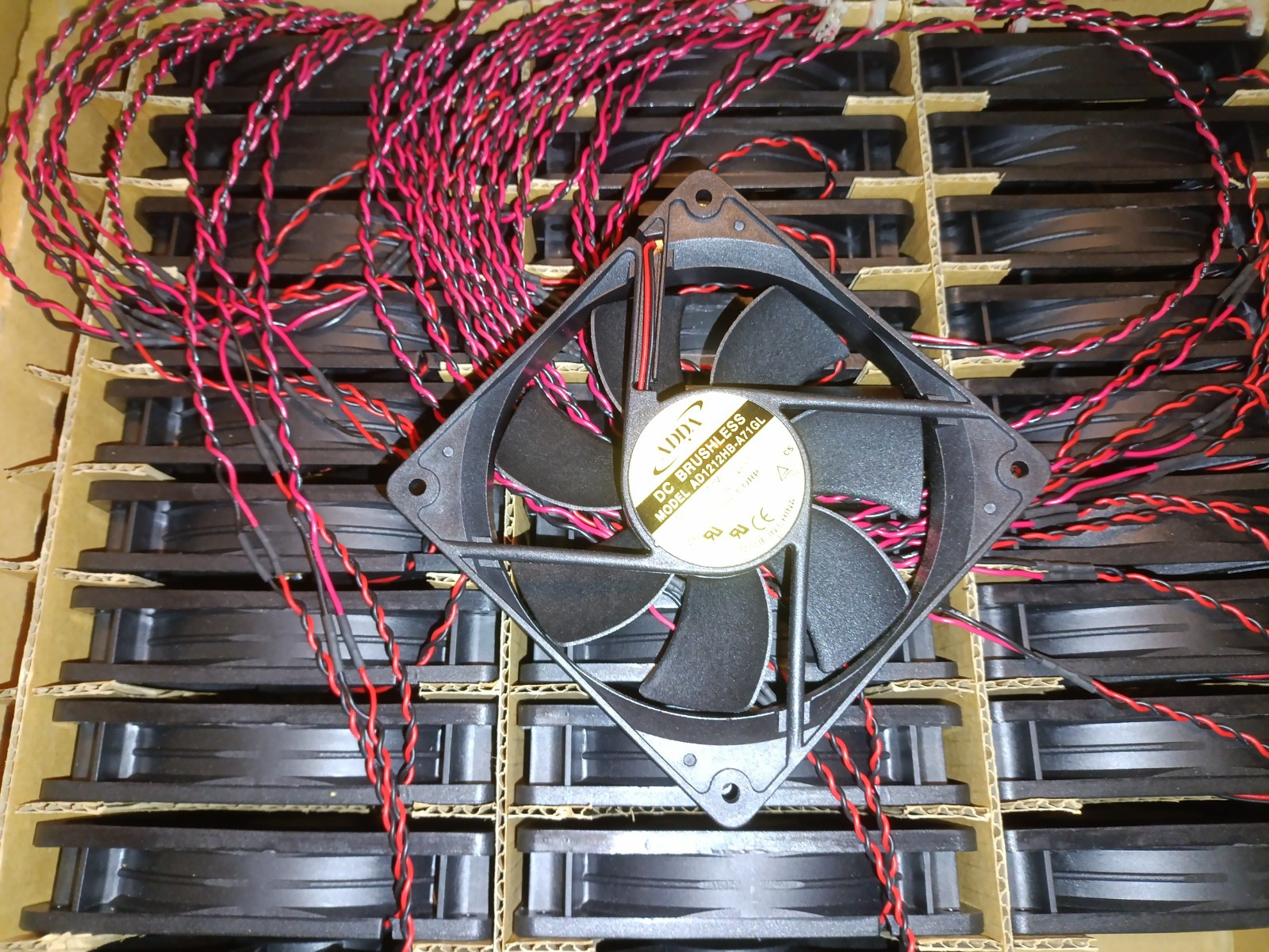 6x ADDA AD1212HB-A71GL 120MM Fans (Brand New)