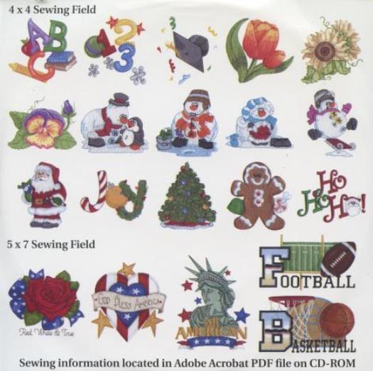 Dakota Collectibles Embroidery Club Feature Collection Dishcloth Scrubbies PC CD