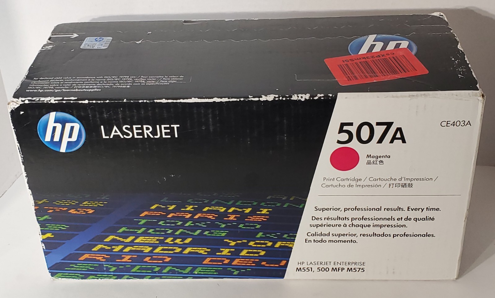 Genuine HP 507A CE403A MAGENTA Toner OEM for LJ M551 M575 Series Sealed NEW