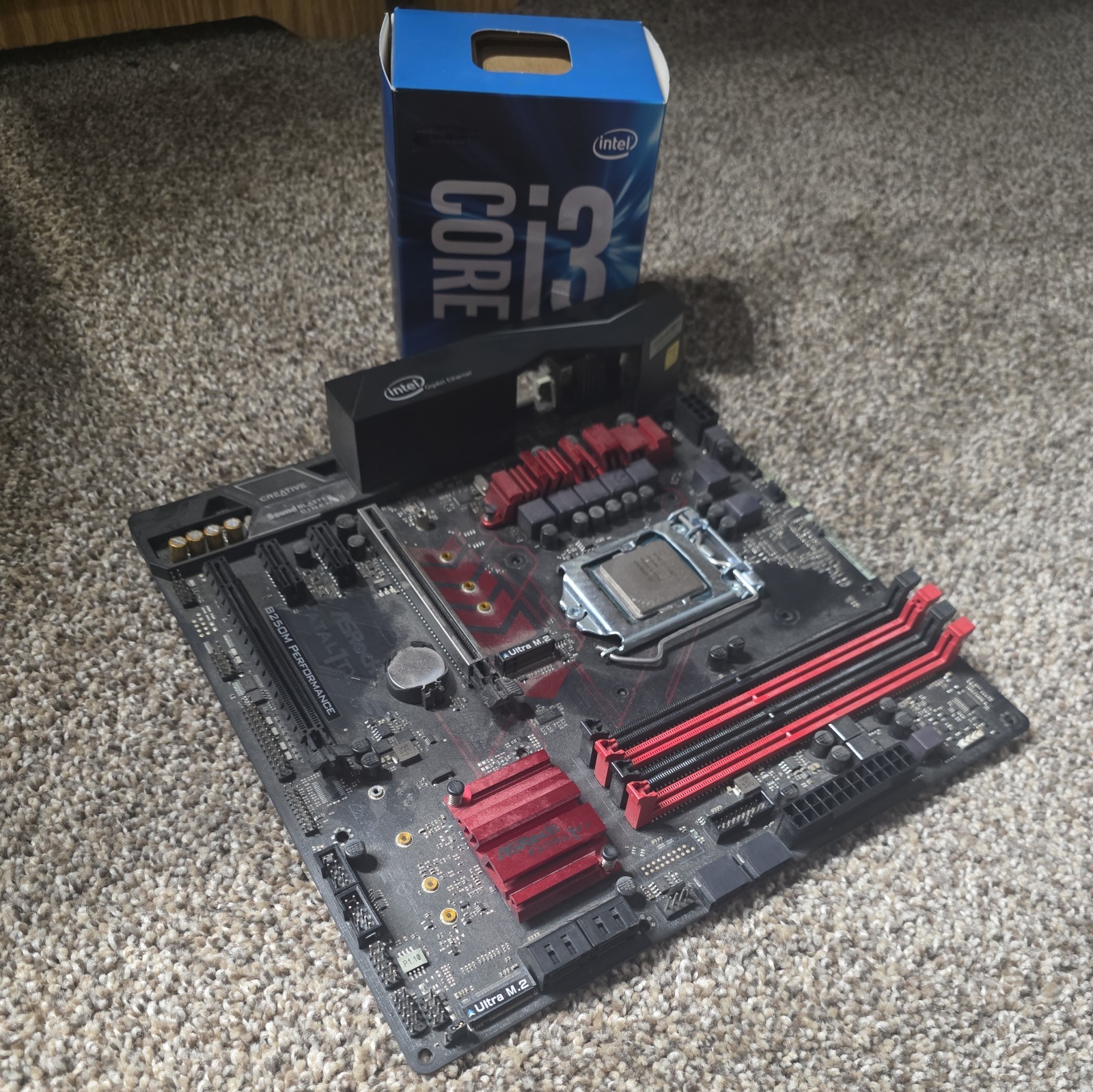 For ASROCK FATAL1TY B250M PERFORMANCE Motherboard LGA1151 DDR4 64G M-ATX Tested