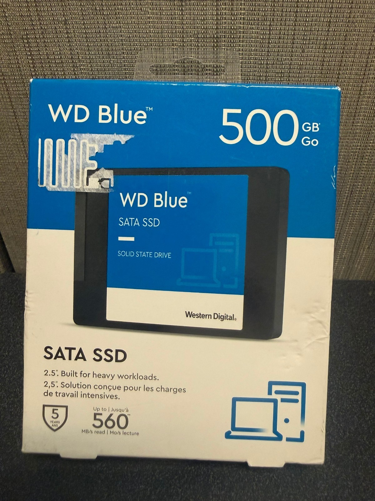 Brand New/Western Digital WD Blue 500GB 3D NAND 2.5" SATA SSD Solid State Drive
