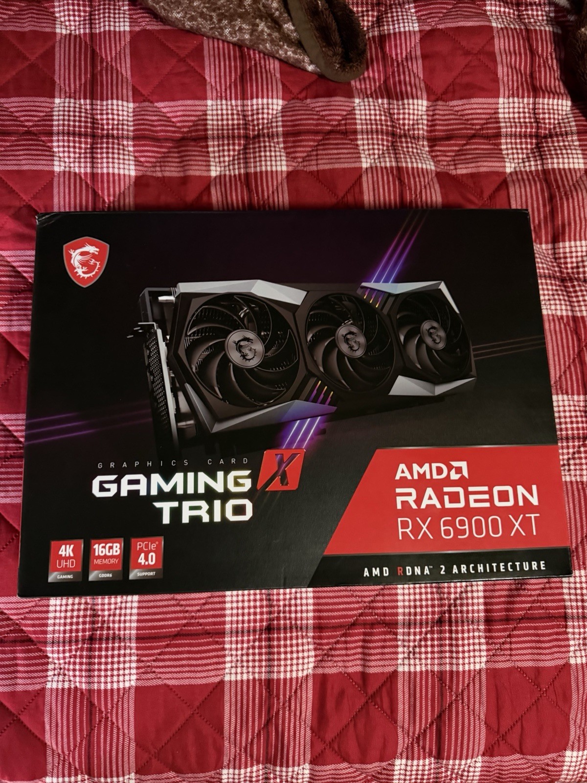 MSI Radeon RX 6900 XT 16GB GDDR6 Graphics Card (RX-6900-XT-GAMING-Z-TRIO-16G)
