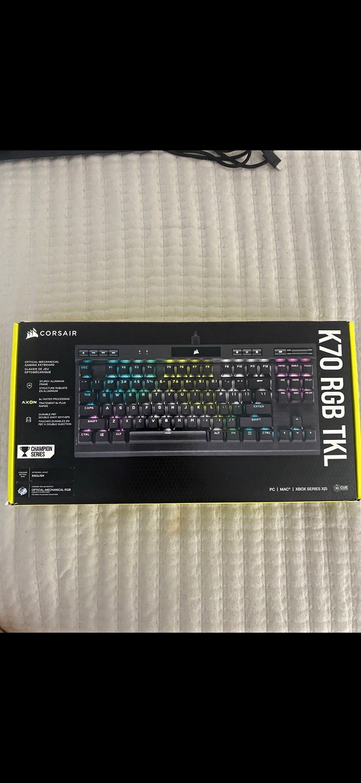 Corsair K70 RGB TKL Champion Series Gaming Keyboard ✨✨