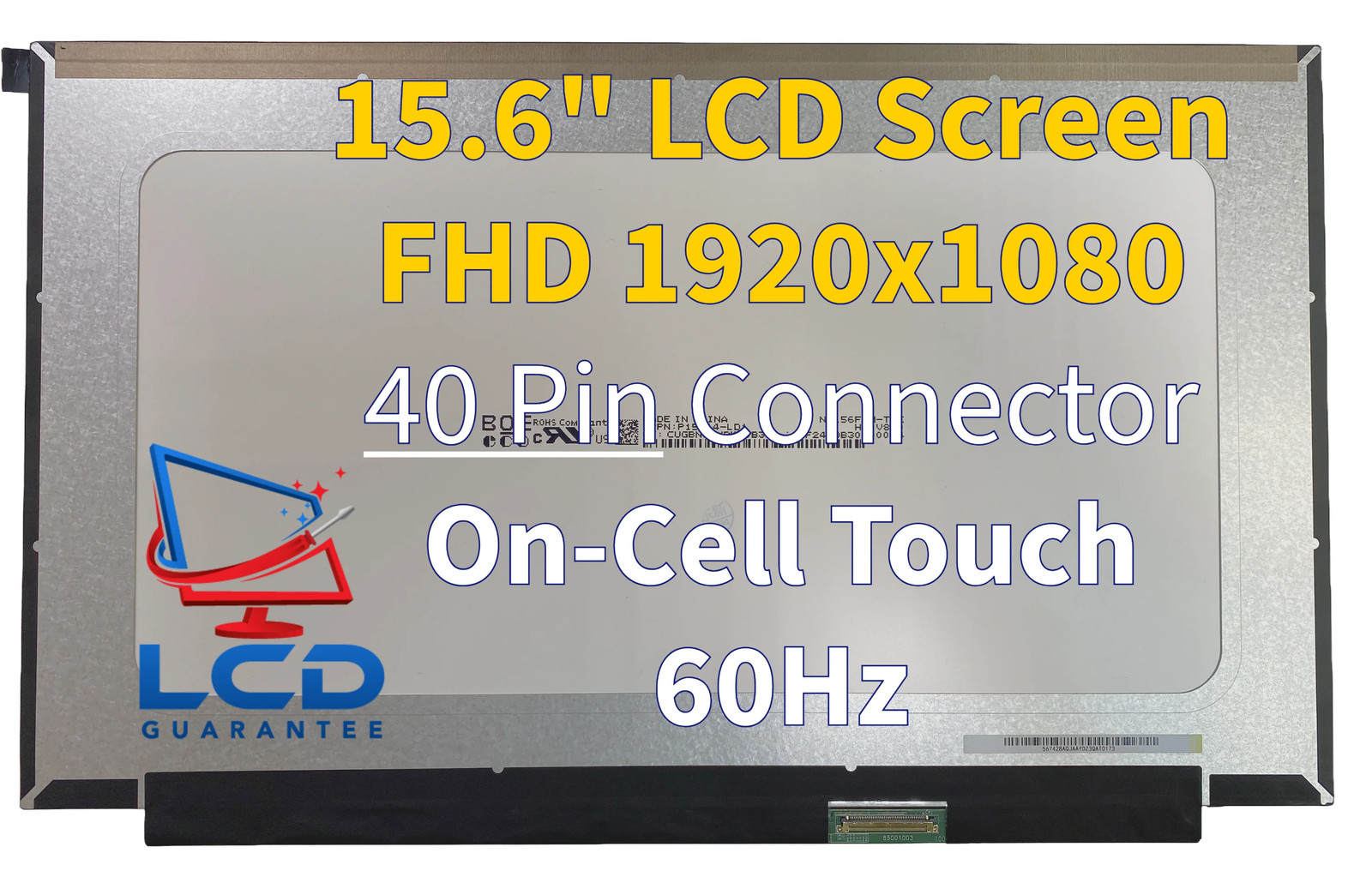 AUO B156HAK02.5 HW:2A 15.6" FHD 60Hz On-Cell Touch Laptop LCD Screen