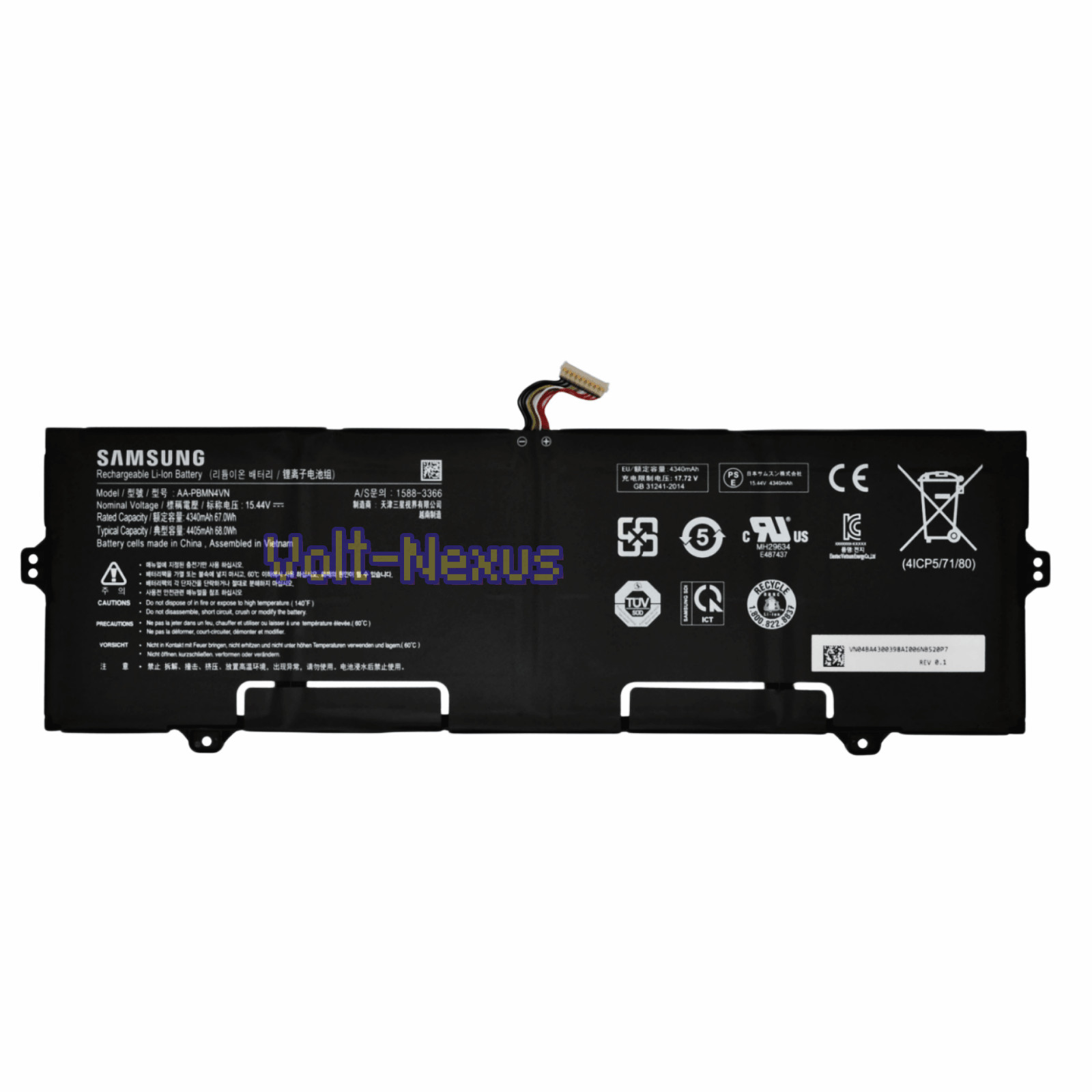 4 cell 67Wh AA-PBMN4VN Original New battery for Samsung Galaxy Book Pro 360 15.6