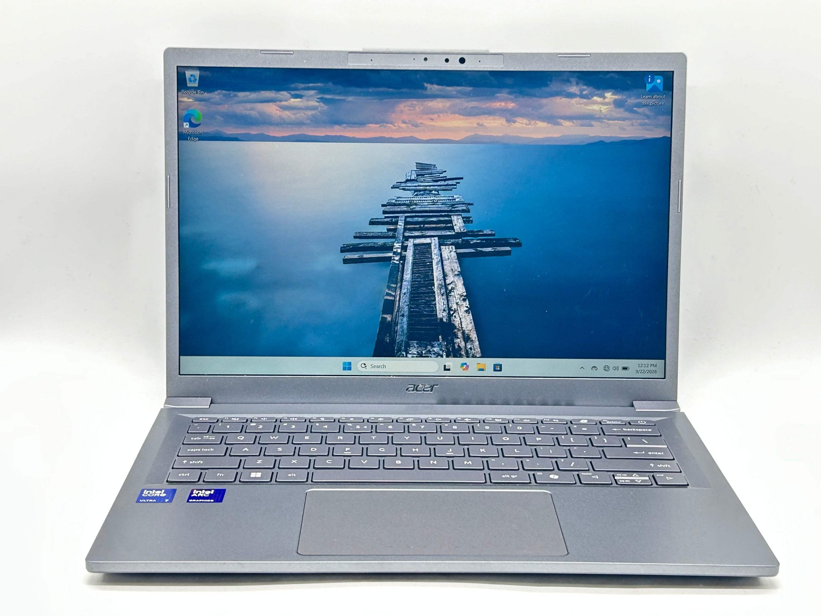 Acer Aspire 14 AI A14-52M 14-inch Intel Core Ultra 7 256V 16GB 1TB SSD Gray Used