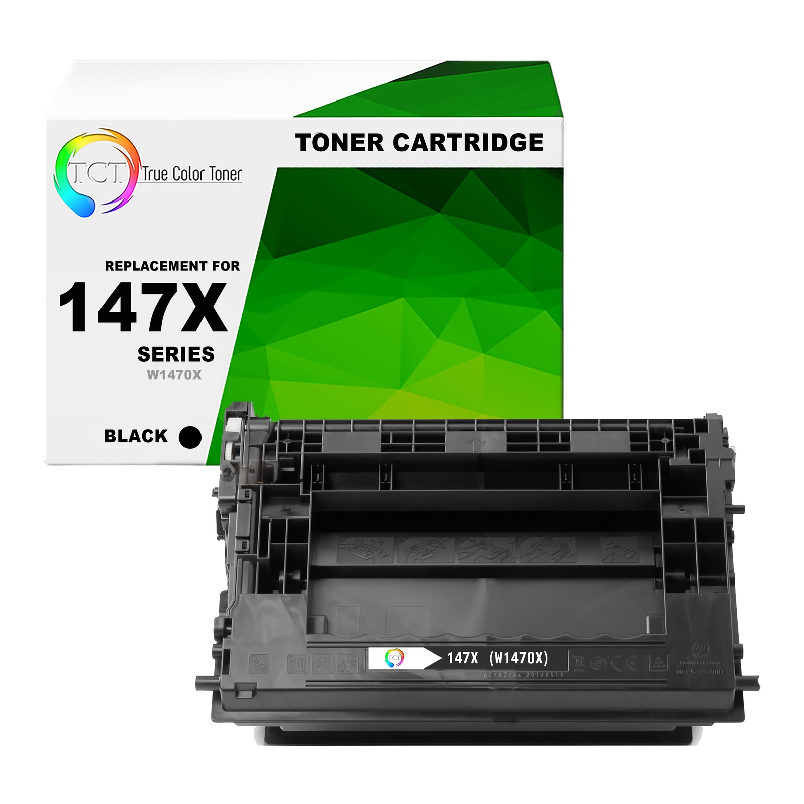 TCT Premium 147X W1470X Black HY for Compatible HP MFP M634h Toner Cartridge