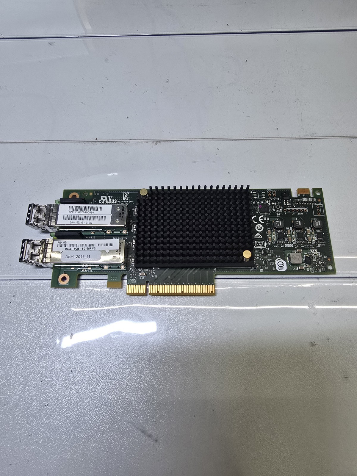 CISCO UCSC-PCIE-BD16GF V01  Emulex  dual port 16G ( no BRACKET )