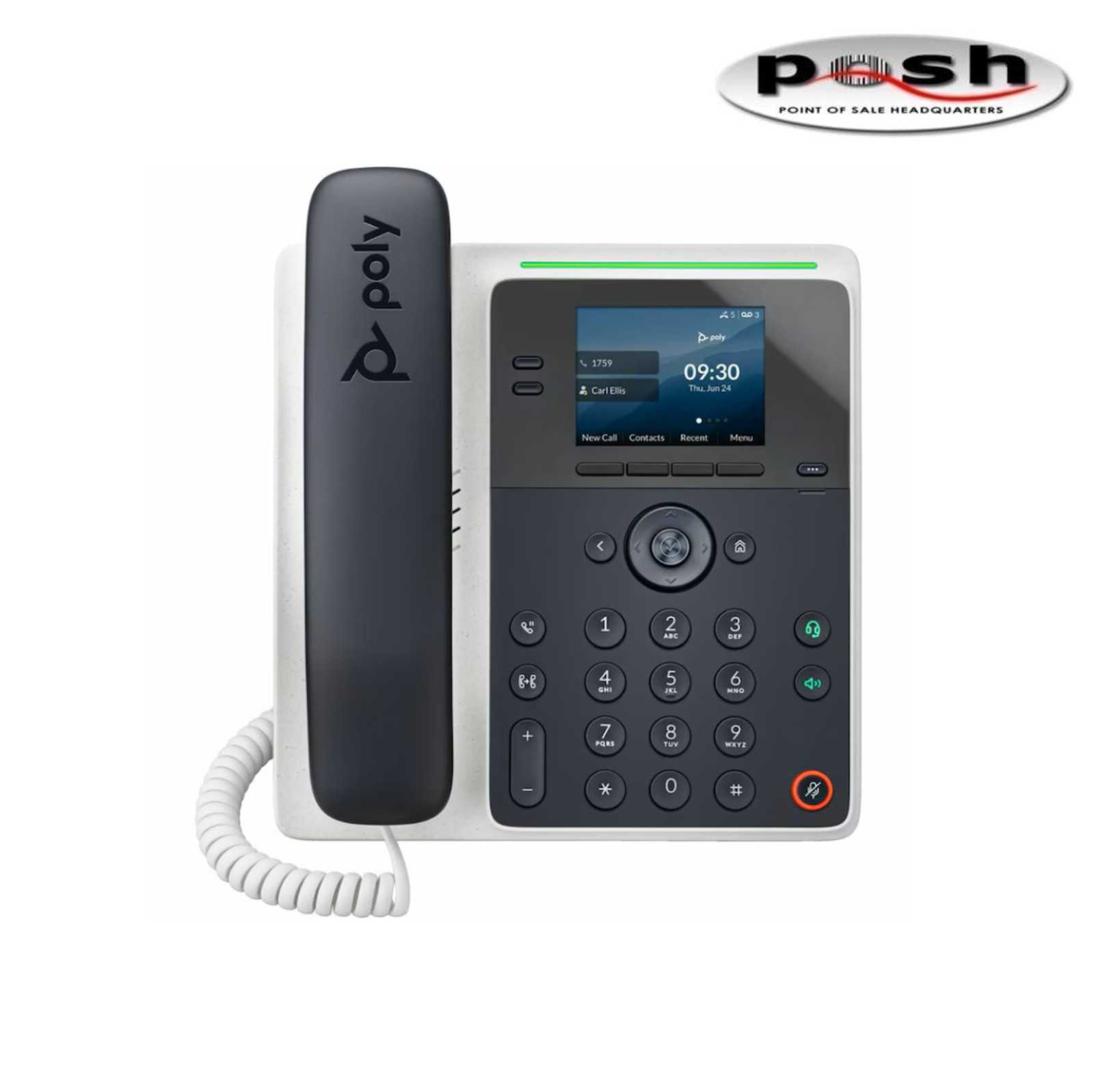 HP Poly Edge E400 IP Phone PoE Corded Desktop Phone 82M86AA- 3 HP Year Warranty