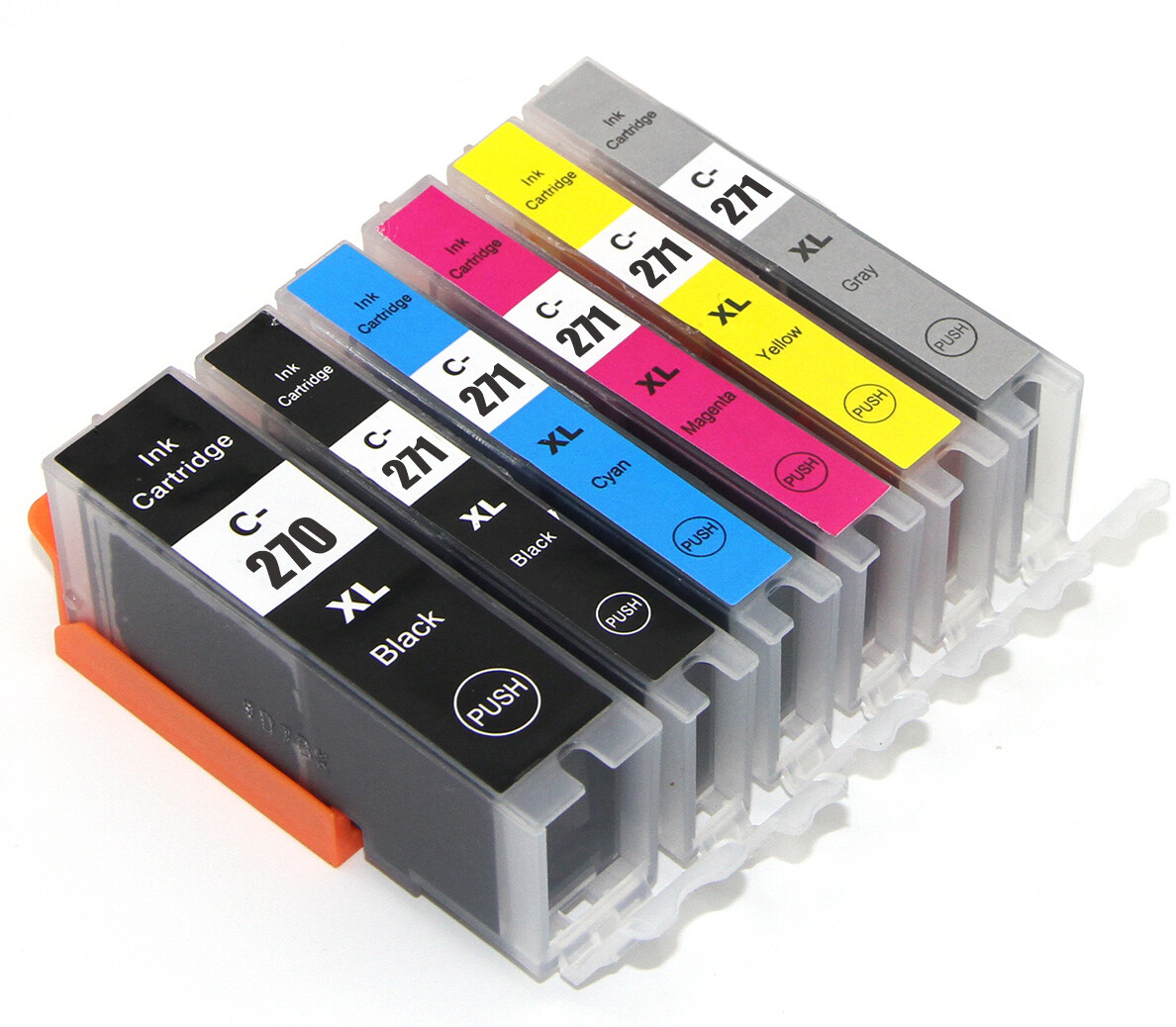 6PK PGI 270 CLI 271 XL Ink Cartridges Compatible for Canon MG7720 TS8020 TS9020