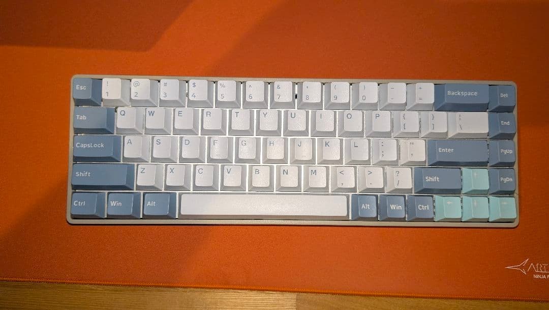 DrunkDeer Mechanical Keyboard A75 US Wired White Blue Rapid Trigger