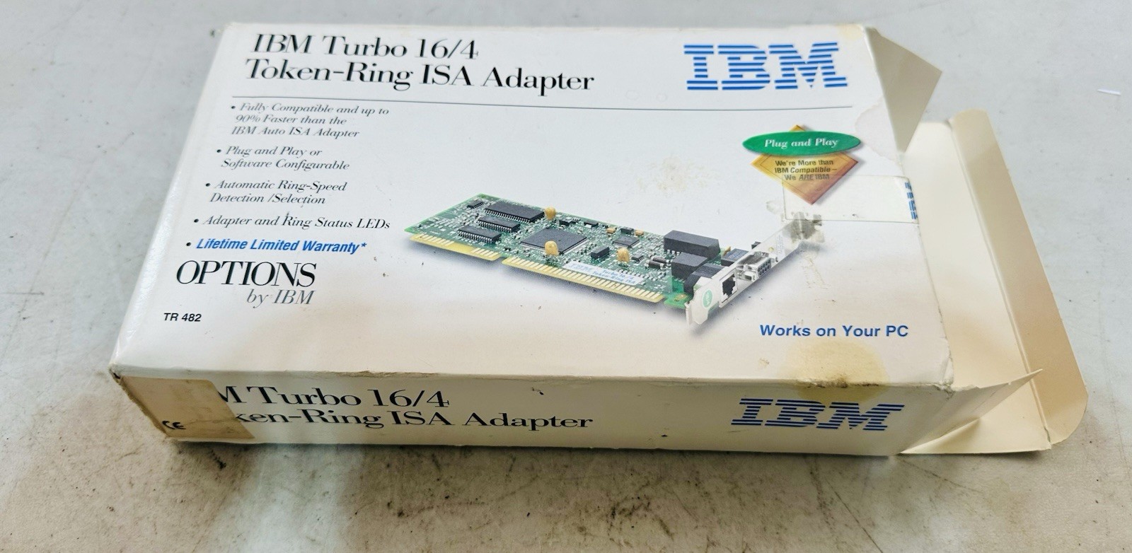 IBM Turbo 16/4 Token-Ring ISA Adapter 72H3482