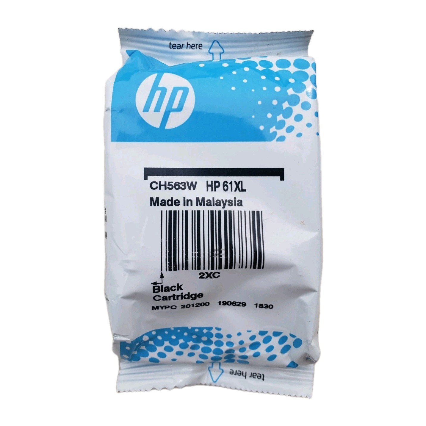 Genuine HP 61XL Black Ink Cartridge Malaysia New Sealed CH563W