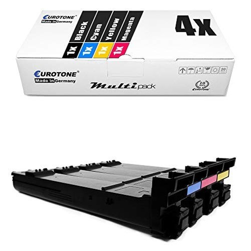 Eurotone 4x Toner Cartridge Compatible with Konica Minolta TN210 Multi-Color